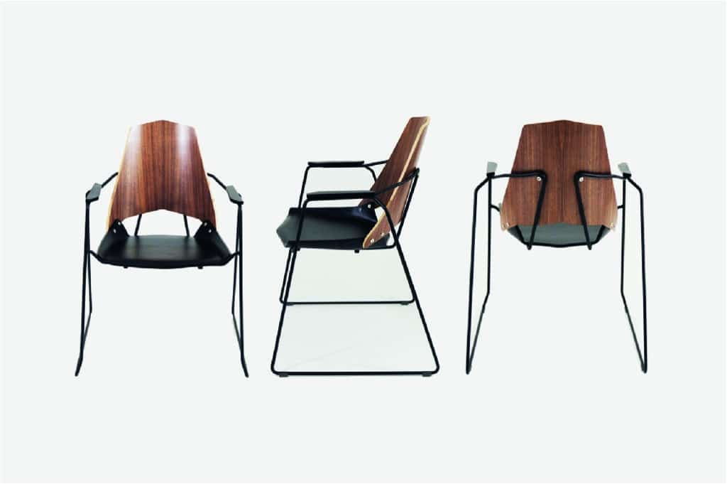 Ejemplo de diseño de producto industrial silla de la colección Singular diseñada por el estudio de diseño internacional Manuel Torres Design