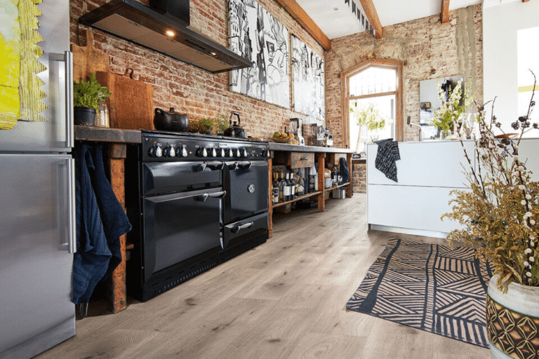 industrial style kitchen